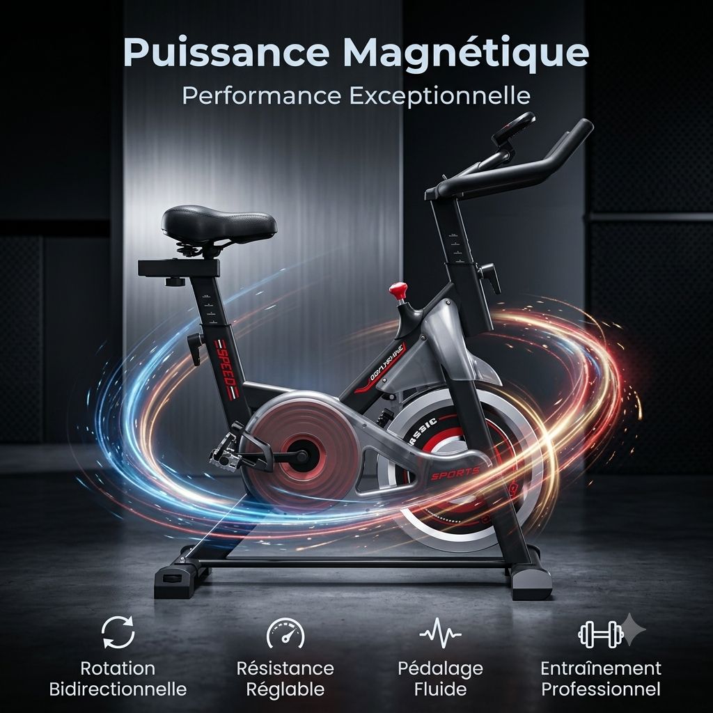 Vélo de Spinning Magnétique Professionnel